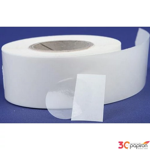 Etikett körcimke 20mm 1000 etikett/tekercs víztiszta 