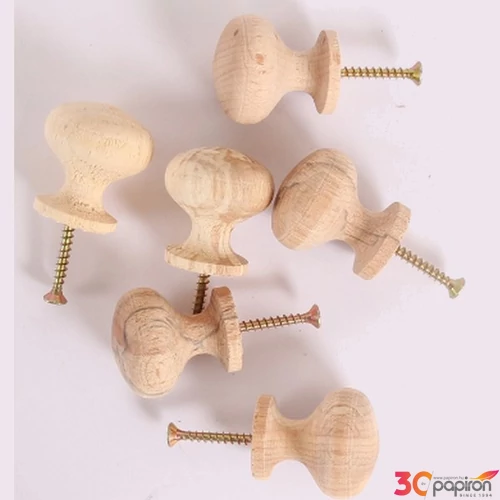 Fa bútorgomb homorú 20 mm