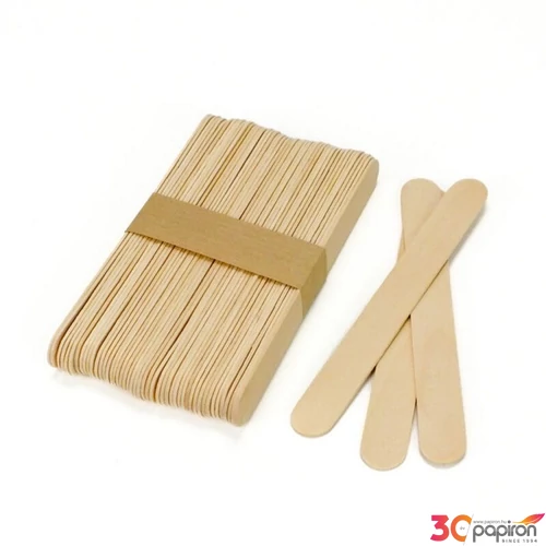 Fa dekor spatula natúr nyárfából, 15cmx1,8cm 50db/cs