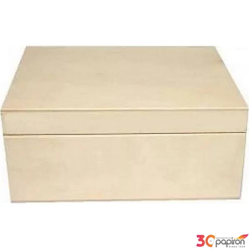 Fa doboz dekorálható 20x16x9cm