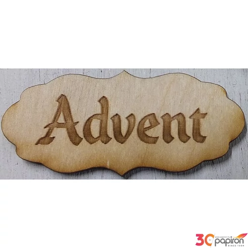Fa felirat tábla Advent 5db/cs