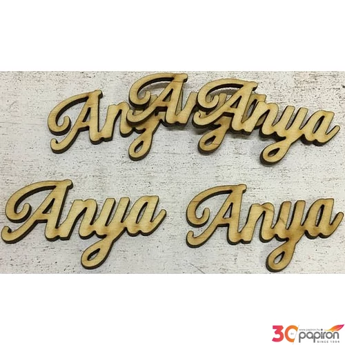 Fa felirat tábla Anya 6, 5cmx3.5cmx3mm 5db/cs