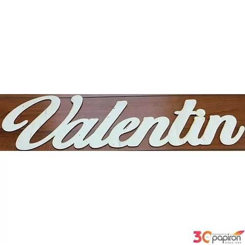 Fa felirat tábla Valentin 75x20cm