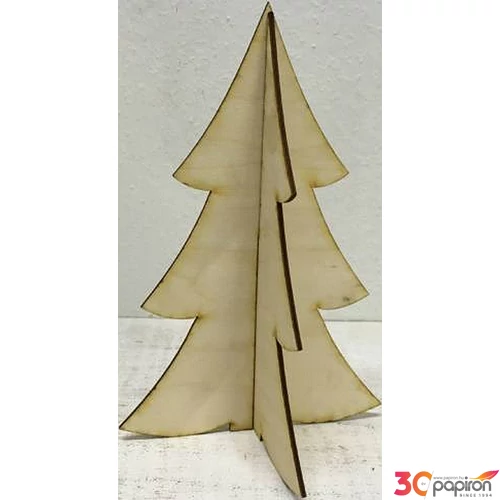 Fa fenyő 3D 16x16x24cm