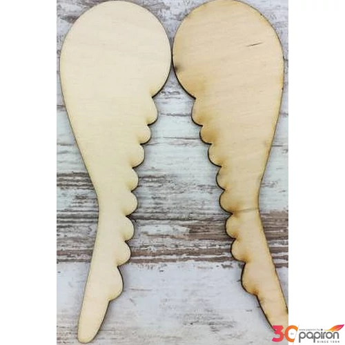 Fa figura angyalszárny hosszú 15cm 2db/cs