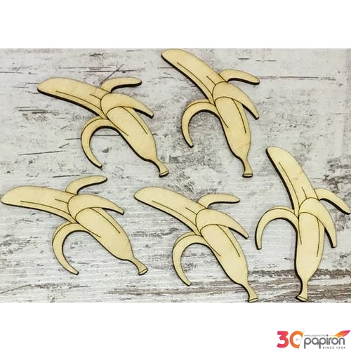 Fa figura banán banán 8cmx5cmx3mm 5db/cs