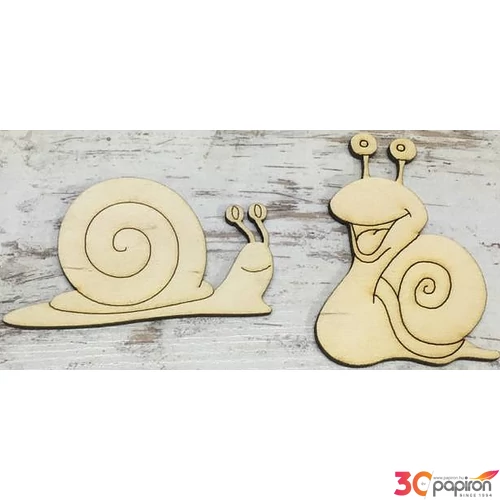 Fa figura csigák 2 féle csiga 9cmx3mm 2db/cs