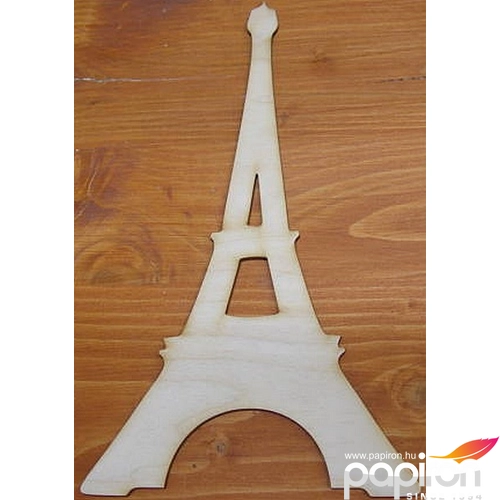 Fa figura Eiffel torony natúr 24cm