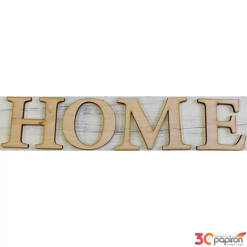 Fa figura festhető HOME betűk