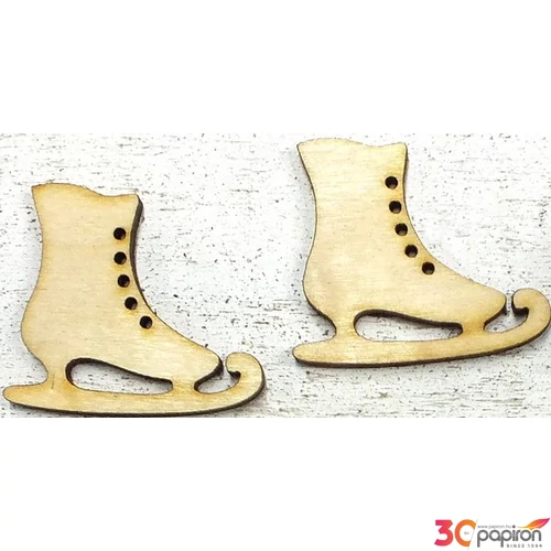 Fa figura festhető korcsolya 4cm 10db/cs
