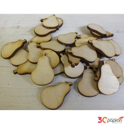 Fa figura festhető körte 3cm 30db/cs