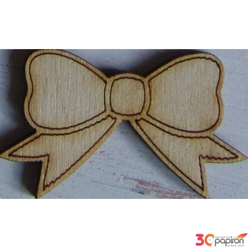 Fa figura festhető masni 5x3cm 10db/cs