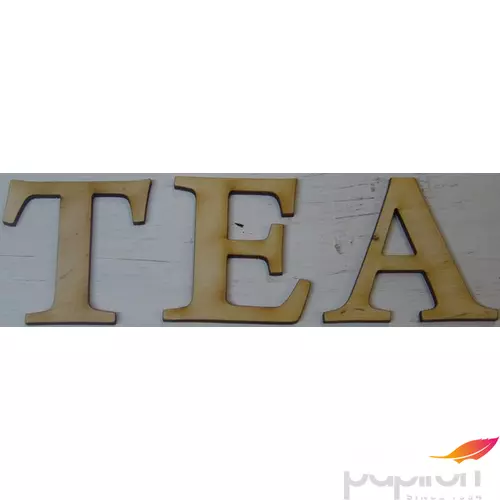 Fa figura festhető TEA betűk 5cm