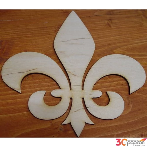 Fa figura francia liliom natúr 20x20cm