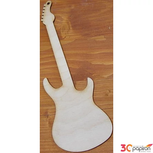 Fa figura gitár hangszer 24, 5x8cm