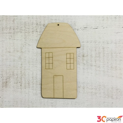 Fa figura ház magas 11, 5x19, 5cm 