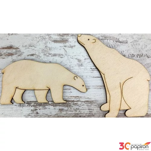 Fa figura jegesmedve 10cm 2db/cs