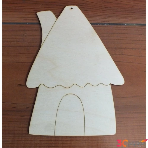 Fa figura kunyhó kunyhó 16, 2x22, 4cm