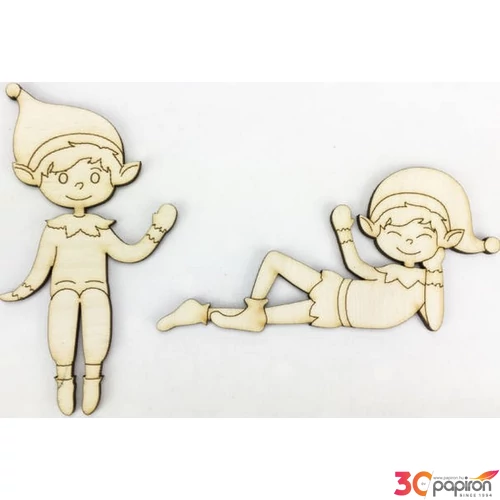 Fa figura manó szett erdei manók 10cm 2db/cs