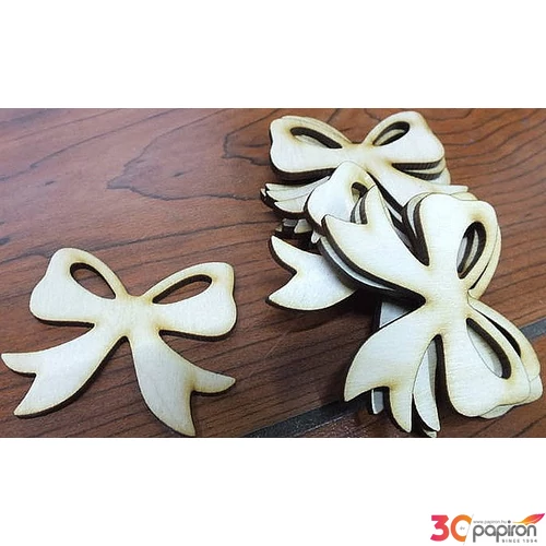 Fa figura masni szalagos 5cmx4cmx3mm 10db/cs