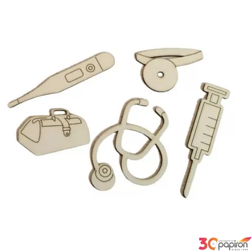 Fa figura orvosi szett orvosi szett 9cmx3mm 5db/cs