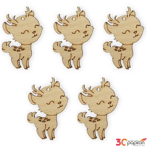 Fa figura őzike 5 db/csomag 548