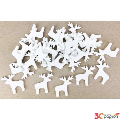 Fa figura szarvas rénszarvas 3cmx3mm 30db/cs