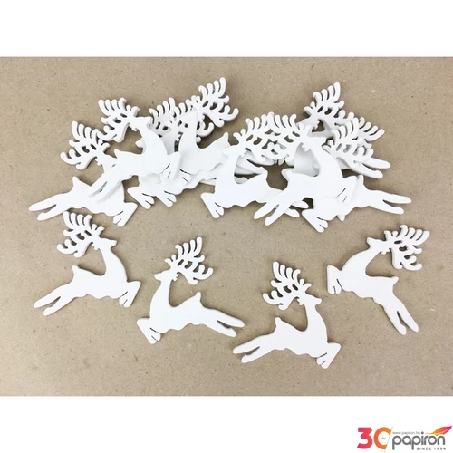 Fa figura szarvas ugró szarvas 5cm 15db/cs