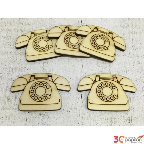 Fa figura telefon telefon 4cmx6cmx3mm 5db/cs