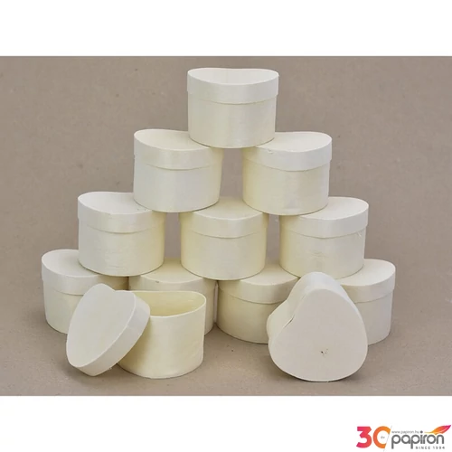 Háncsdoboz mini szív Méret:5,5x5,5cm, magasság:4cm