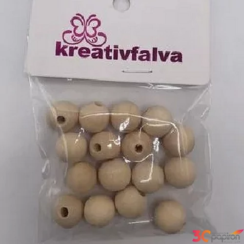 Fa golyó 1,2cm 16db-os