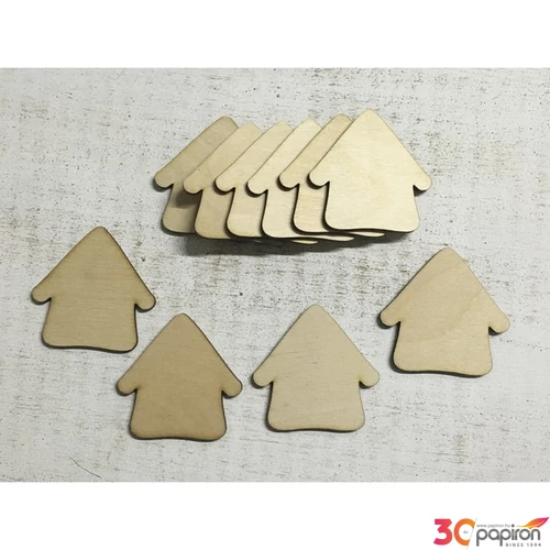 Fa házikó házikó 6cmx3mm 10db/cs