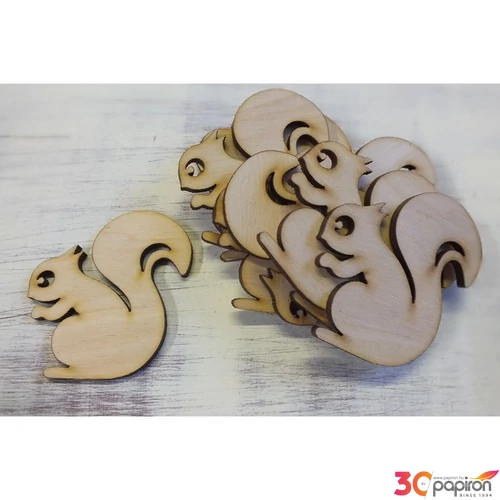 Fa mókus mókus 5cmx5cmx3mm 10db/cs