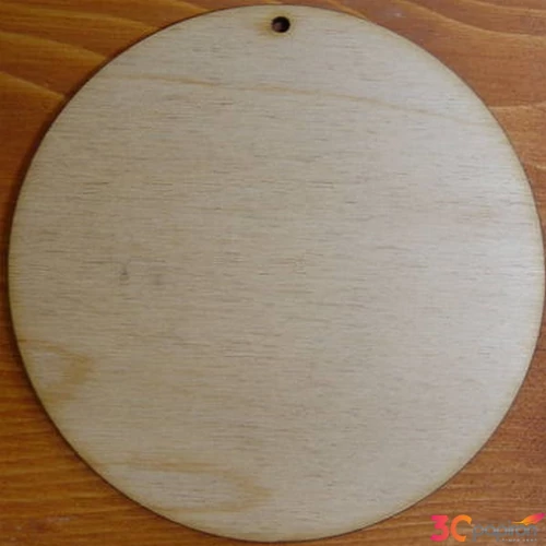 Fa natúr lap kör akasztható 12cm 
