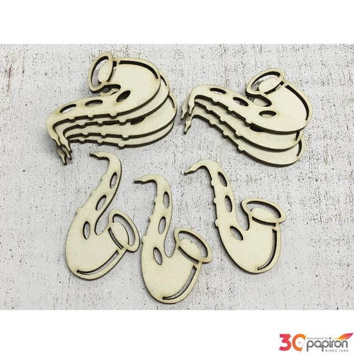 Fa szaxofon szaxofon 6cmx3cmx3mm 10db/cs