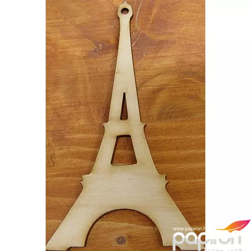 Fatábla felirat, Fa figura Eiffel toronykicsi 6, 5x11cm 5db/cs