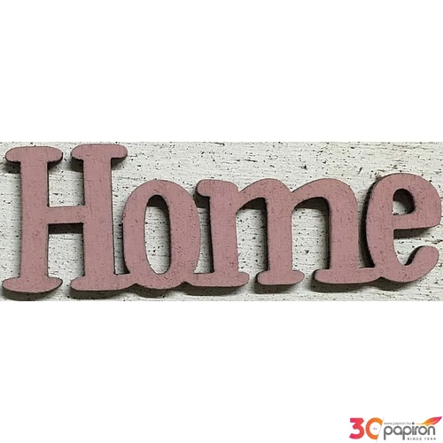 Fatábla felirat Home antik rózsa 2db/cs