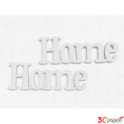 Fatábla felirat Home fehér 2db/cs