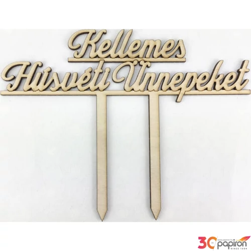 Fatábla felirat Kellemes húsvéti ünnepeket 170x135x3mm 1db