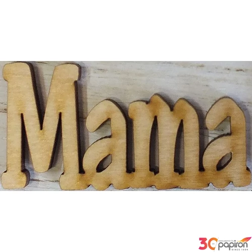 Fatábla felirat Mama 3x6, 5cm 5db/cs