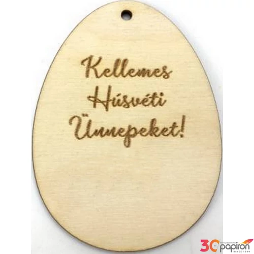 Fatábla figura Kellemes Húsvéti Ünnepeket! 60x80x3mm 1db/csomag