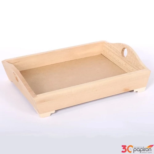Fa Tálca fa 34,5 x 25 x 5,5 cm