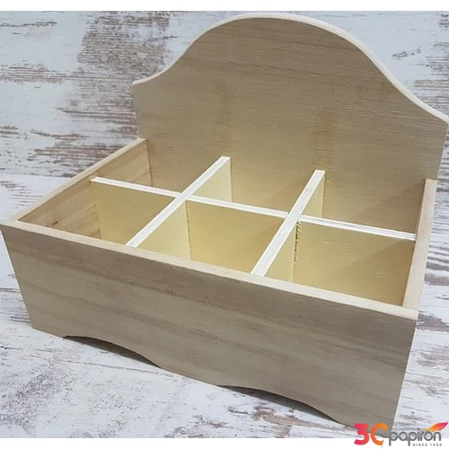 Fa teafilter doboz 23x15, 5x8/18cm - hatos beosztású