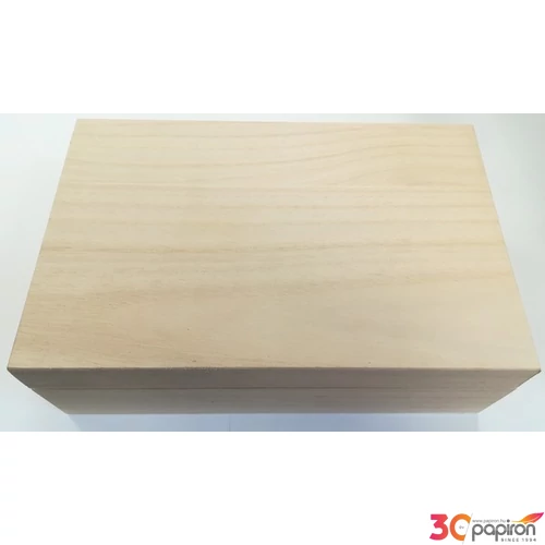 Fa teásdoboz 6 rekeszes 24x16x7, 5cm