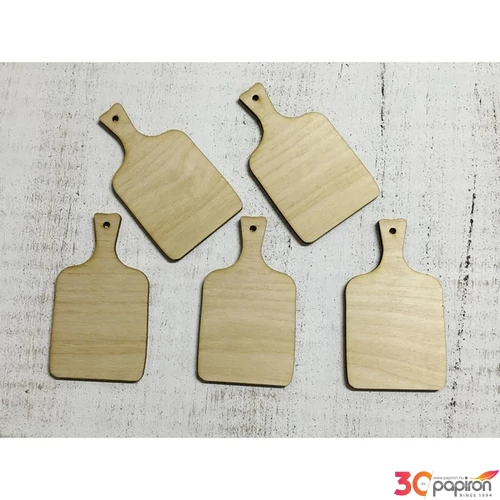 Fa vágódeszka vágódeszka 5.5cmx9.7cmx3mm 5db/cs