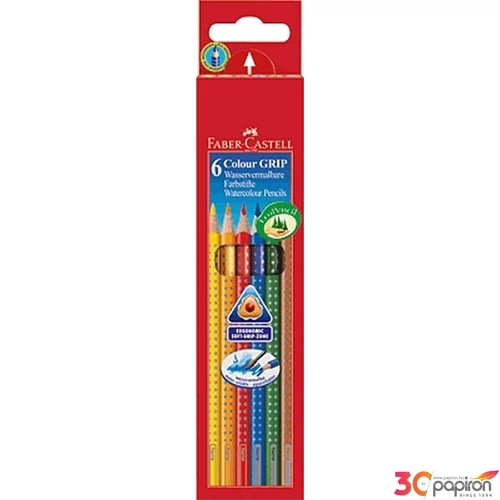 Faber-Castell színes ceruza 6db Grip Akvarell 112 406