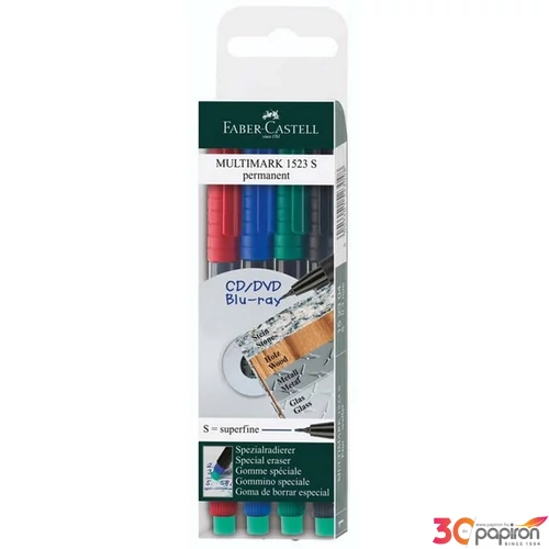 Faber-Castell alkoholos filc 1523 S fóliaíró filc, alkoholos 4db . 152304