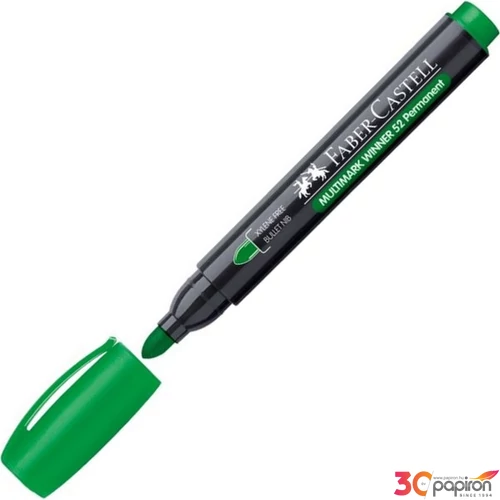 Faber-Castell alkoholos filc 52 kerek hegyű zöld -2,8mm 157863
