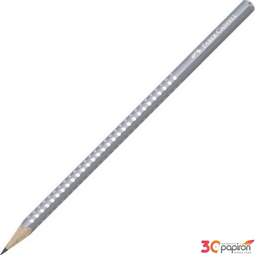 Faber-Castell grafitceruza B Sparkle gyöngyházfényű világos szürke 118202