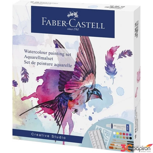 Faber-Castell fesőkészlet 18db-os CREATIVE STUDIO tubusos + kiegészítők